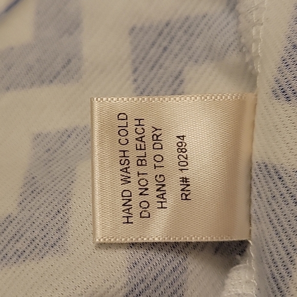 FREEWAY Anthropologie Chevron Open Back Peplum Sleeveless Hi-Low Blouse - Picture 4 of 9